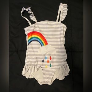 Rainbow girls swimsuit